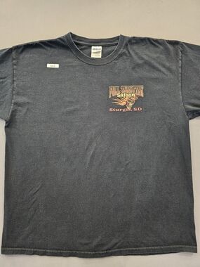 Vintage Full Throttle Saloon Sturgis SD Biker T-Shirt - Black